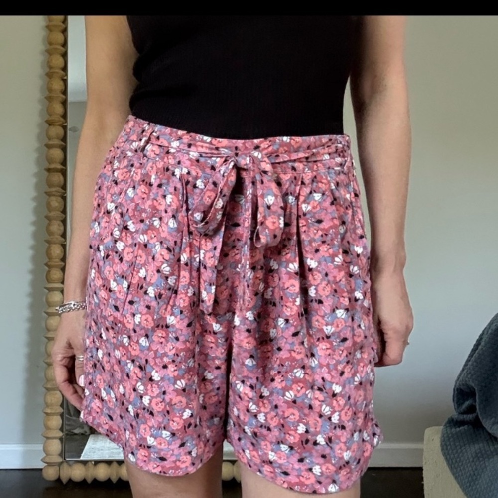 Free People Layla Floral Boho Shorts